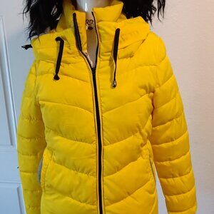 MeimeiJ (Made in Italy) Color: Vibrant Neon "Taxi" Yellow / High-Visibility